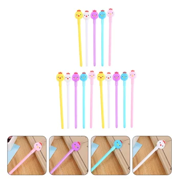 

15pcs Practical School Cartoon Lovely Creative Gel Pens Gel Ink Pens Students Accessory Roller Pens