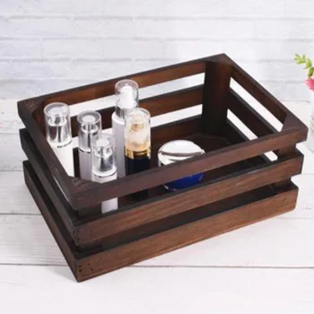 

1 PC Storage Basket Vintage Delicate Durable Storage Case for Bedroom Clothes Books Toys