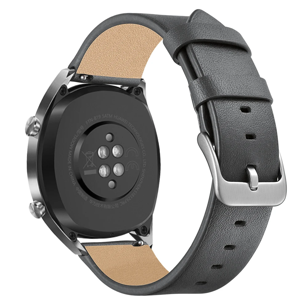 22mm Leather Strap for Huawei Watch GT Smart Watch Bracelet for Huawei Watch GT Band Strap honor magic watch strap Leather Belt
