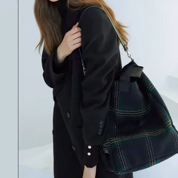 

2019 New Leopard Print Fashion Single Shoulder Student Canvas Women Large Capacity Simple Bucket Autumn And Winter Leisure Bag