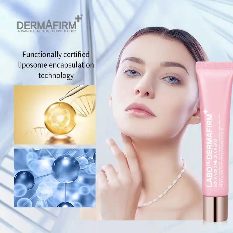 韓国 Dermafirm 高度な抗シワ抗老化マルチペプチド首リフティング引き締めネッククリーム 40 グラム 顔用セルフタナー ブロンザー Aliexpress