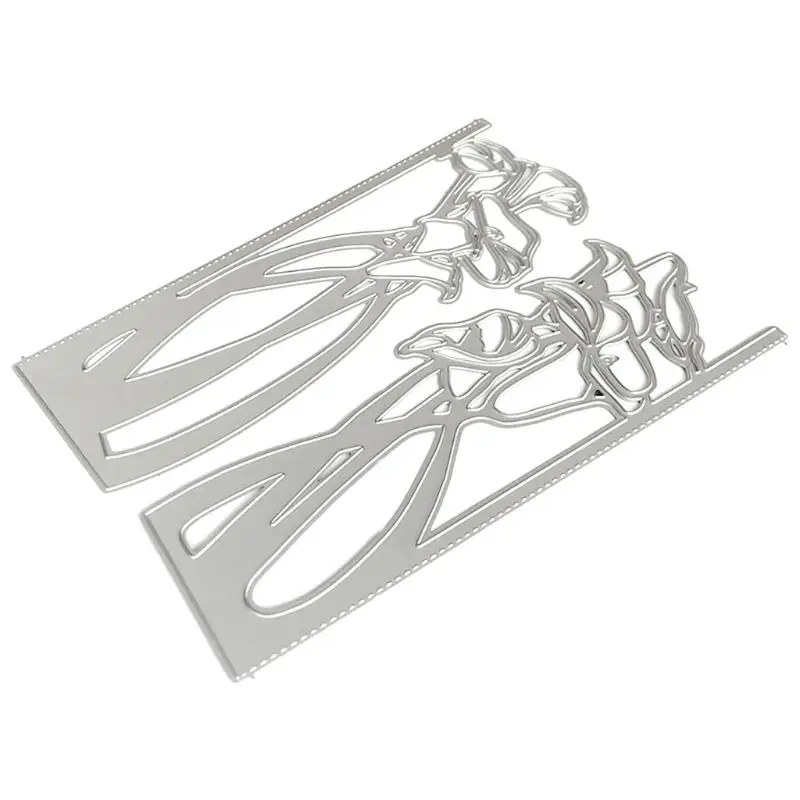 

Flower Boarder Metal Cutting Dies Stencil DIY Scrapbooking Album Stamp Paper