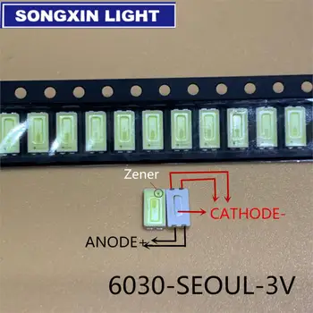 

200PCS For SEOUL LED TV Application LED Backlight High Power LED LCD TV Backlight 1W 3V 6V 6030 Cool white TV Application