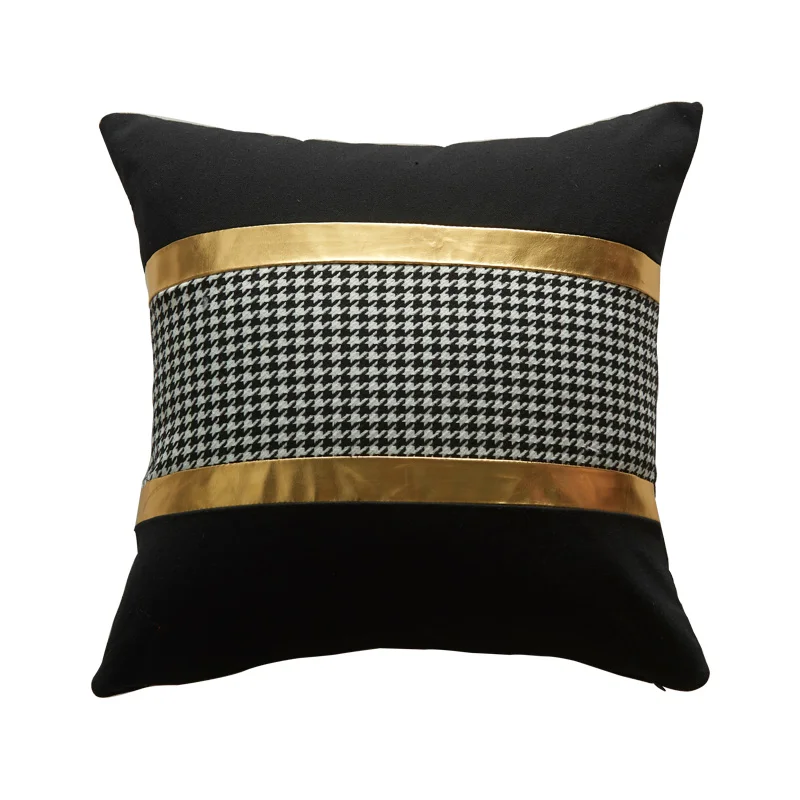 cushion cover5 45x45 Квадратная прямоугольная Лоскутная диванная Подушка 45*45 30*70 без внутренней кофейной хлопковой кожи, наволочки для подушек для дома dec X63 - Цвет: cushion cover5 45x45