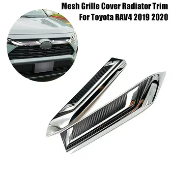 

For Toyota Rav4 2019 2020 Chrome Front Center Mesh Grille Cover Radiator Trim