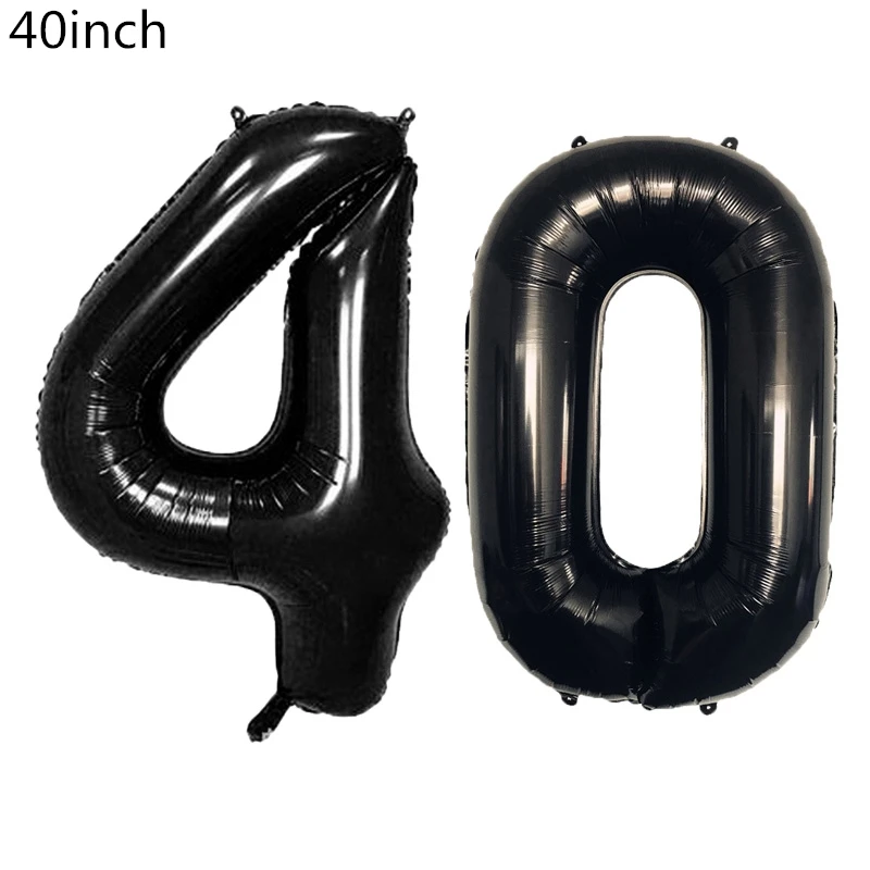 40inch 40 1st 30th 40th 50th фоторамка на день рождения для детей и взрослых декоративная бумага для вечеринок с днем рождения фоторамка - Цвет: 40inch 40