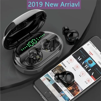 

C5 TWS Earbuds Wireless Bluetooth V5.0 Earphones IPX8 Waterproof Mini HIFI Stereo Sound Touch HD Noise Cancelling For Samsung