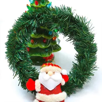

5.5m Pine Christmas Garland Christmas Artificial Garland Artificial Christmas Green Tree Rattan Xmas Banner Decoration