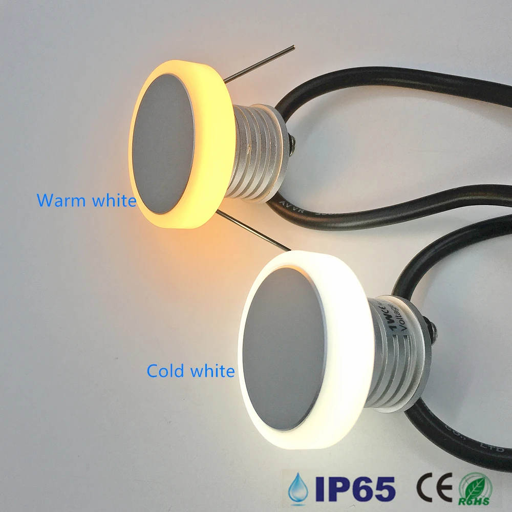 1W LED Recessed Led Wall Lamp Indoor Outdoor Stair Case Light 12v Step Sconce Lamp IP65 Waterproof Corridor Garden Wall Lighting wall mounted light fixture