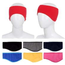 Теплая повязка на голову для мужчин и женщин, Спортивная Кепка для бега, Теплая Флисовая Повязка на голову, Балаклава, лыжные наушники, защитная Кепка для охоты, кемпинга, головные уборы