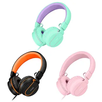 

I35 Wired Foldable Headphones Adjustable Head-mounted Surround Sound Headset 19QA