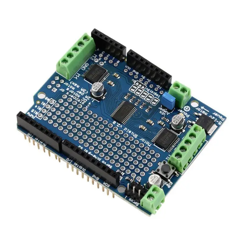 Замененный шаговый двигатель Servo Robot Shield V2 с драйвер pwm Shield Module Board