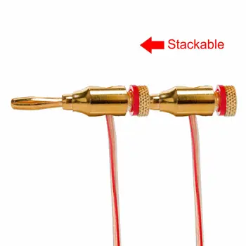 

Speaker Banana Plugs Cable Wire Connector 0.92 X 3.82 Cm 10 Pairs Of 20pcs
