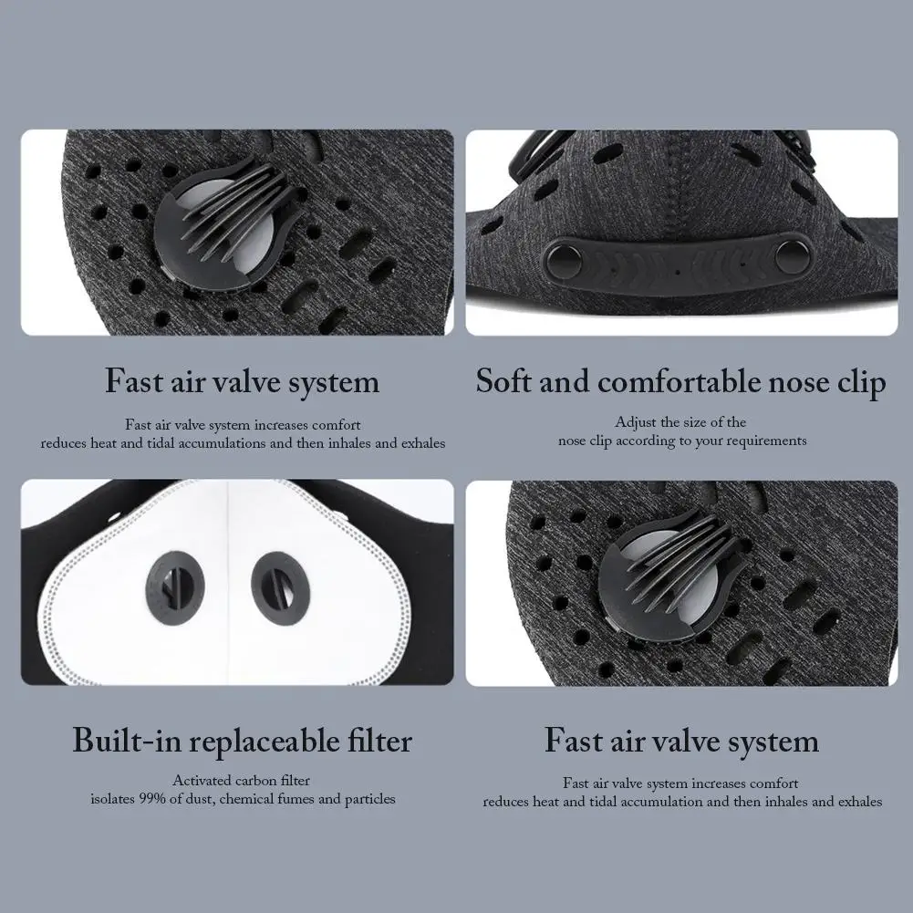 Anti-pollution Mouth Mask with Filter