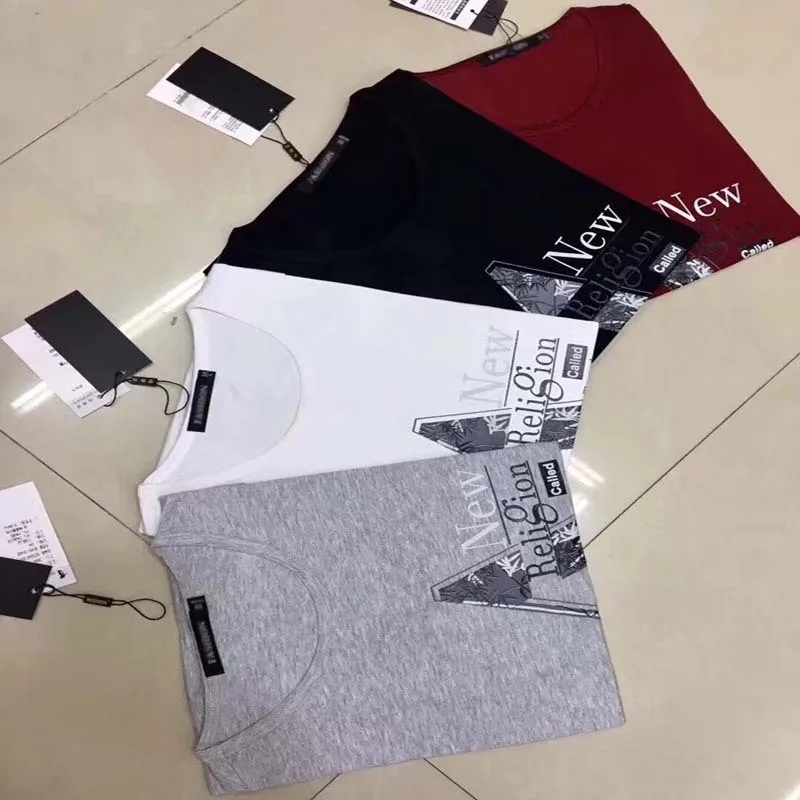 

MEN'S WEAR 2019 Spring And Summer New Style Short Sleeve T-shirt Hot Selling Printed Half Sleeve Cold Comfortable Sweat Absorbin