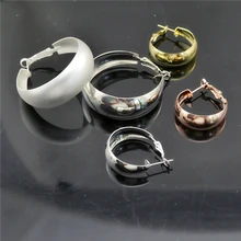 Большие маленькие круглые серьги-кольца для женщин, модный бренд, розовое золото, серебряное кольцо, ювелирные изделия для ушей, трендовый стиль, опт, женские серьги