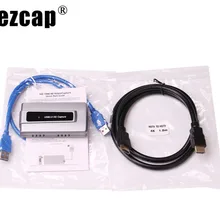 HDMI к USB 3,0 карта видеозахвата сотовый телефон компьютерная игра трансляция HD 1080P 60fps Grabber OBS Facebook Youtube прямая потоковая передача