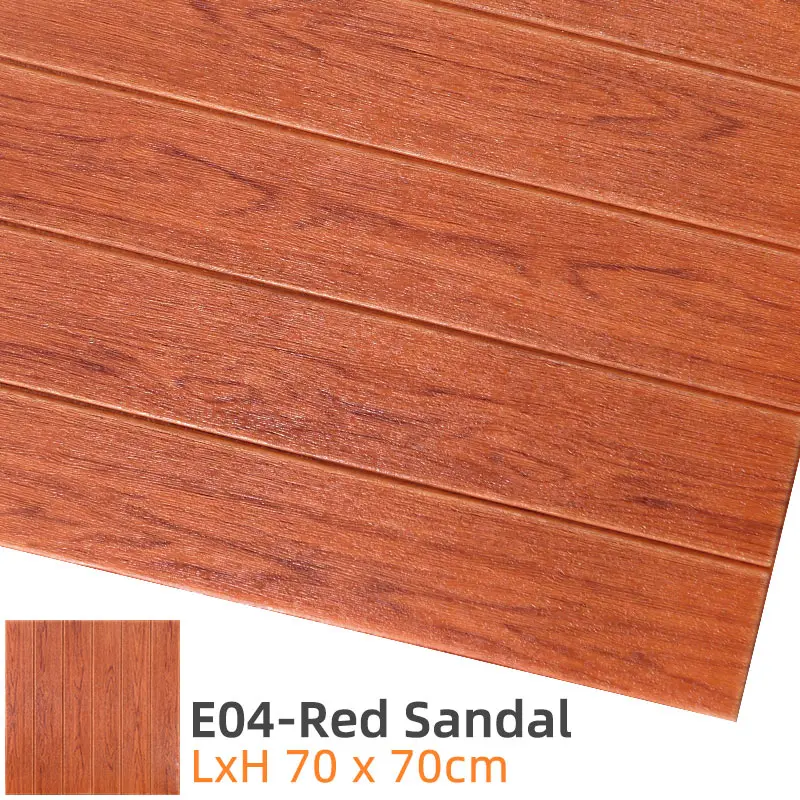 E04-Red Sandal Kaguyahime 3D Обои DIY Наклейка под мрамор Водонепроницаемая наклейка s обои для стен детская комната 3D самоклеющиеся обои кирпич - Цвет: E04-Red Sandal