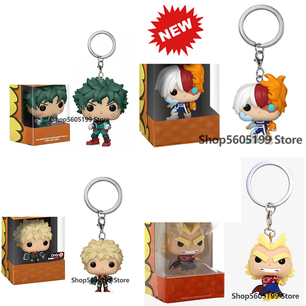 Новинка! Брелок моя геройская Академия DEKU BAKUGO все может SHOTO с коробкой виниловые