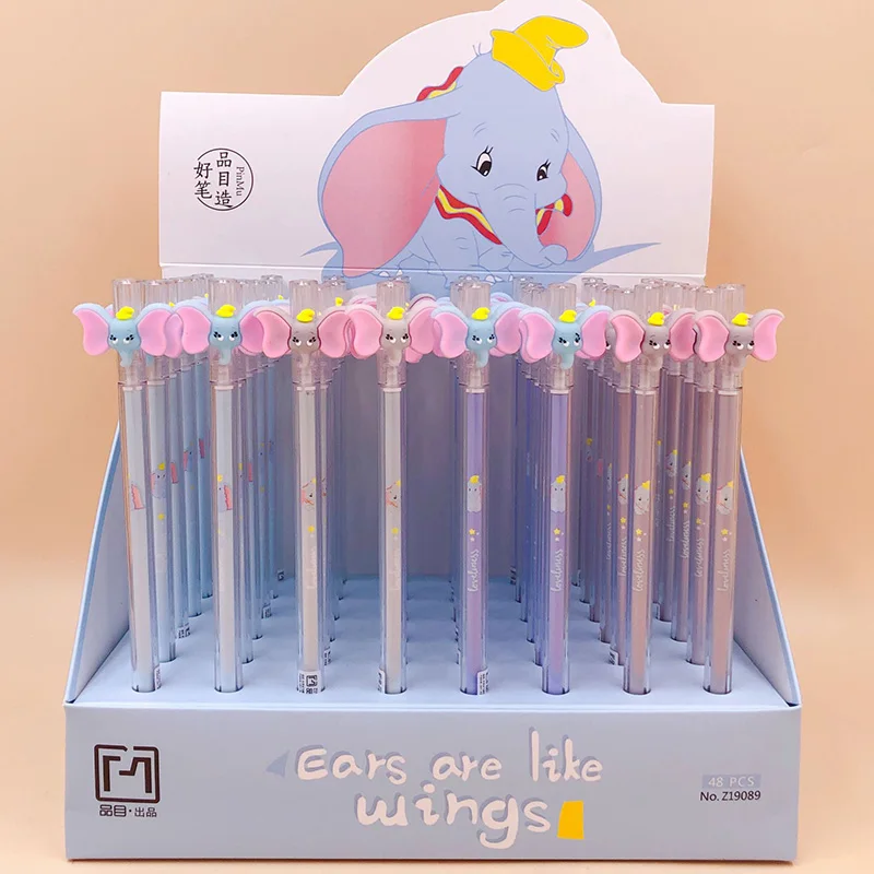 

1PC Cute Elephant Pens Lovely Transparent Gel Pens 0.5mm Kawaii Neutral Pens For Writing School Office Suplies Stationery