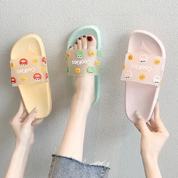 

Suihyung Women Slippers 2020 New Summer Girls Casual Slides Transparent Cartoon Belt Non-slip Outdoor Slippers Ladies Flip Flops