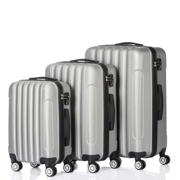 

Luggage Apply to 20-28 inch Suitcase Travel Baggag 3-in-1 Multifunctional Large Capacity Traveling Storage Suitcase Silver Gray