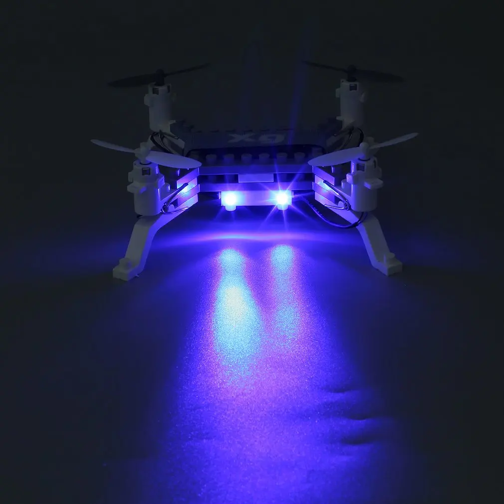 XG171 Smart RC 2.4G RC Building Block 3D Bricks Quadcopter Drone Aircraft with Altitude Hold One Key Return 3D Flips