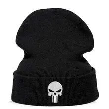 Шапка Skullie, шапка, смутная зима, вышивка, крутой панк, для мужчин, женщин, мальчиков, девочек, подростков, уличный танец, череп, Скелтон, черный, белый, розовый