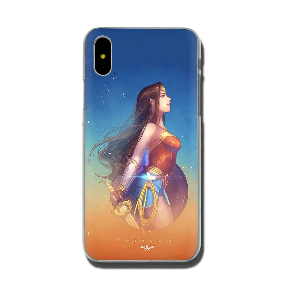 H4 EWAU логотип Чудо Женщины жесткий чехол для телефона iPhone 11 Pro 6 6S Plus 7 8 Plus X XS XR XS Max - Цвет: H4