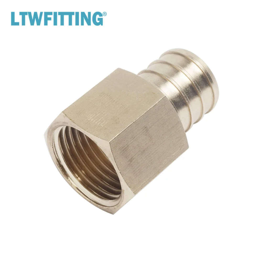 Латунный штуцер без свинца LTWFITTING 3/4 дюйма PEX x 1/2 переходник NPT латунный обжимной