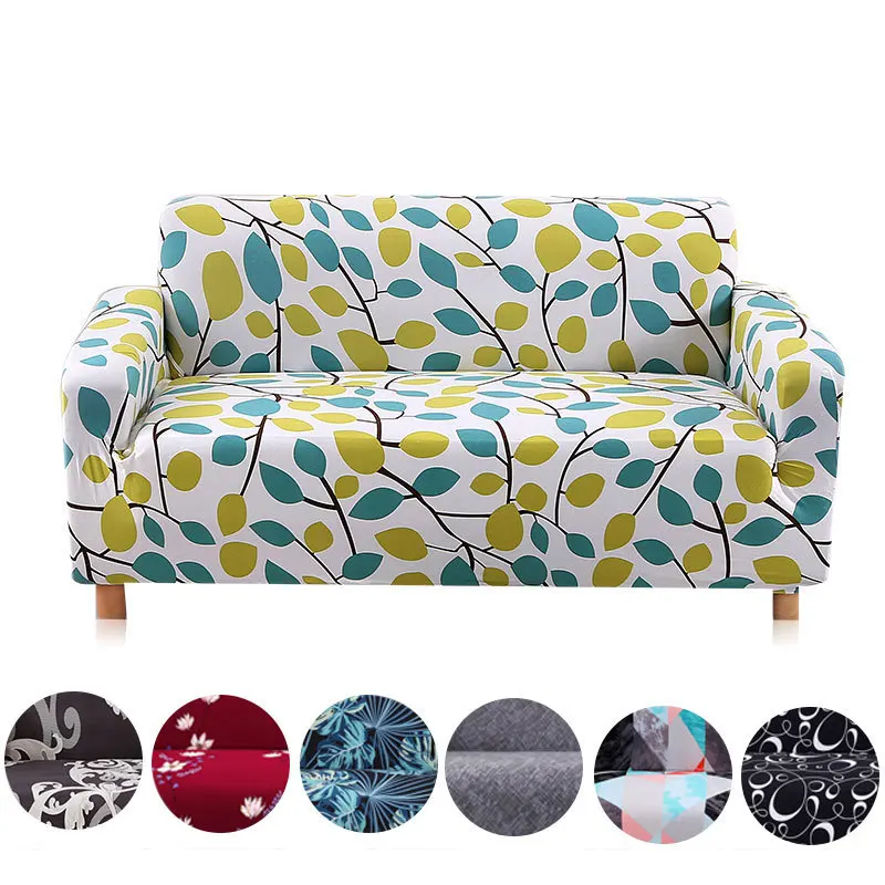 Cover For Armchair Geometric Corner Sofa Cover Plant Flower Sofa Covers 2 And 3 Seats A45004