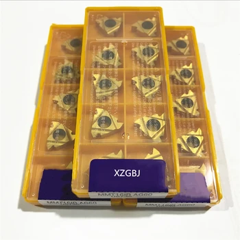 

30pcs MMT16IR AG60 US735 MMT 16IR AG60 CNC Carbide Inserts Thread Turning tool machine cutting tools Milling cutter