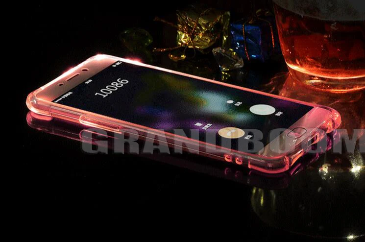 100 шт светодиодный чехол для samsung Galaxy S9 Plus S8 Note 9 8 напоминание входящий вызов Модный чехол