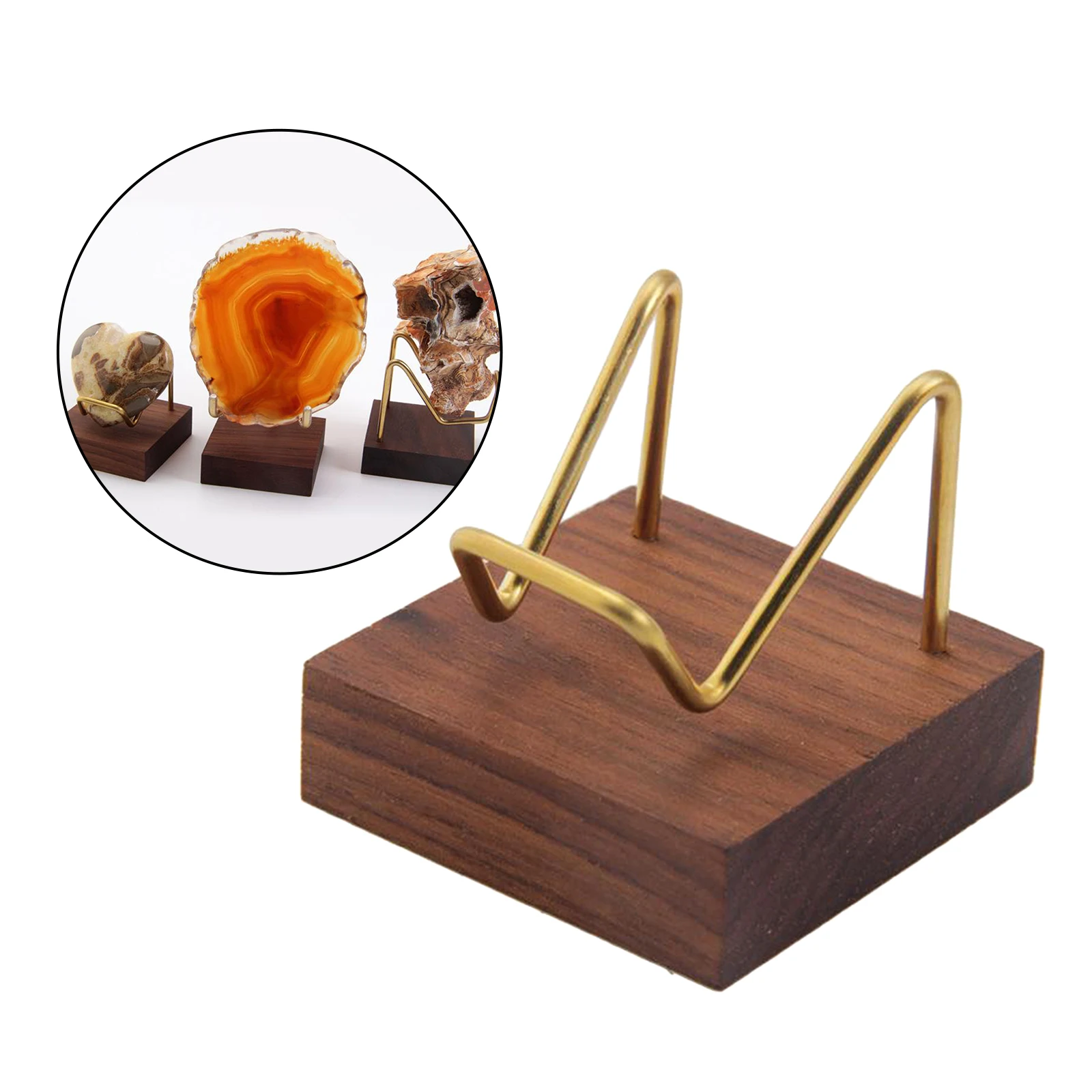 Details about   10pcs Resin Wooden Stand Base For Crystal Ball Base Home Decoration Wholesale 