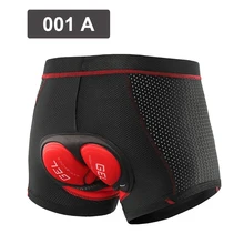 NEWBOLER Breathable Cycling Shorts Cycling Underwear 5D Gel Pad Shockproof Bicycle Underpant MTB Road Bike Underwear Man Shorts 