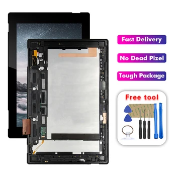 

For 10.1" Sony Xperia Tablet Z SGP311 SGP312 SGP321 LCD Display Digitizer Screen Touch Panel Sensor Assembly With Frame