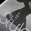 Trendy Vintage Snake Shape Dangle Earrings for Women Girl Retro Drop Earrings Cute Small Object Earring Jewelry Bijoux 2