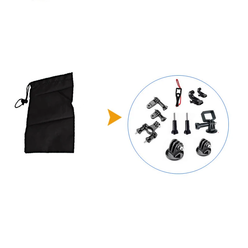 40 in1 pocket camera kit clip Tripod selfie stick Screw strap bracket Portable case bag for FIMI PALM camera accessories