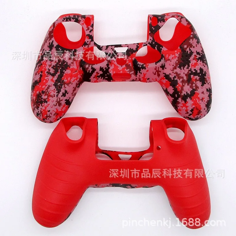 PS4 ручка силиконовый чехол PS4 с Bump Защитный Чехол камуфляж PS4 Slim Pro Digital Small Square Points