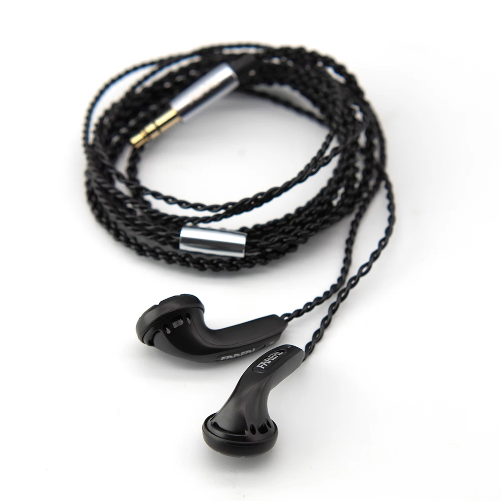 3.5mm 64ohm In Ear Earphones Heavy Bass HiFi DIY Earbuds For PC Computer Xiaomi Huawei Smartphone wired earphones in ear earphones