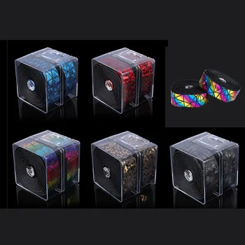 

BOLANY Colorful Sticky Bar Bike Bicycle Handlebar Tape Multi-Color Outdoor Road Bike MTB DIY Handlebar Upgrade Tape