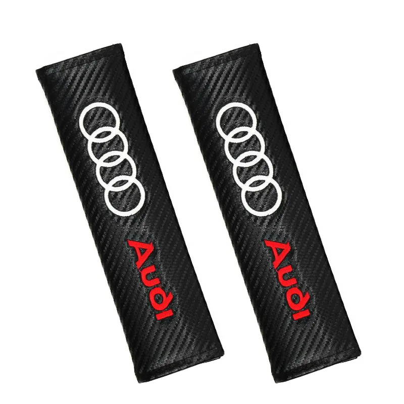 2 шт. автомобильный Стайлинг для audi a3 a4 a5 a6 a7 a8 Q3 Q4 Q5 Q6 Q7 b8 b6 c6 сиденье Ремни Чехлы обивка углеродного волокна пояса; Ширина плеч; Длина рукава