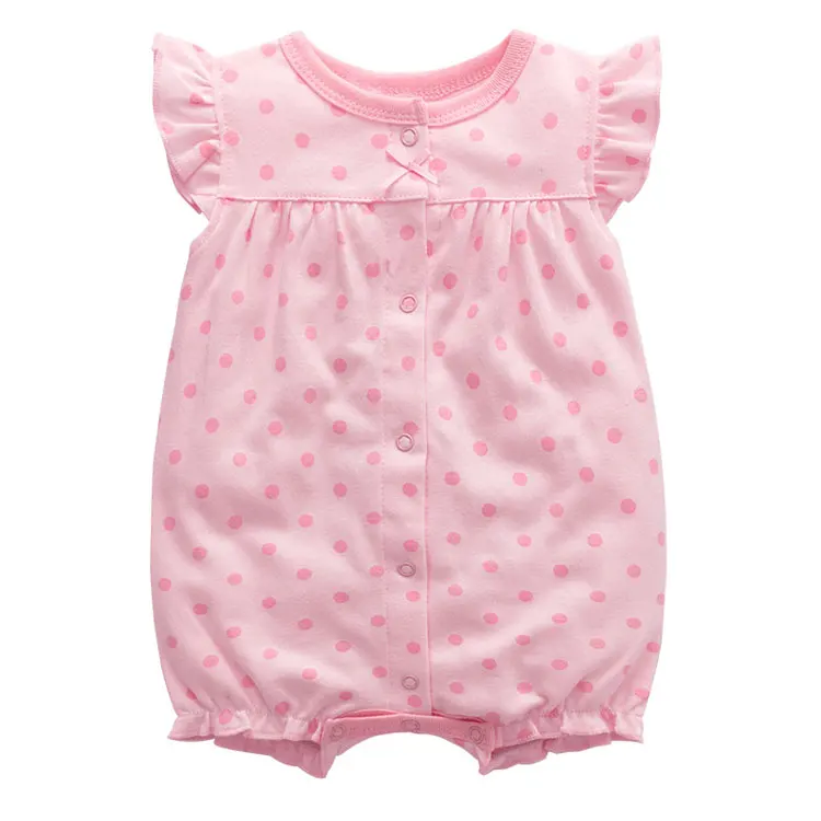 Cartoon Animal Newborn Baby Clothes Girl Romper Cotton Short Sleeve Summer Baby Romper Fashion Infant Clothing 3-24 Months best Baby Bodysuits