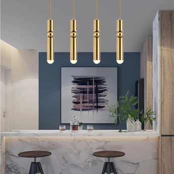 

Post modern simple creative bedside small chandelier Nordic restaurant bedroom stair bar lighting single head personalized lamps