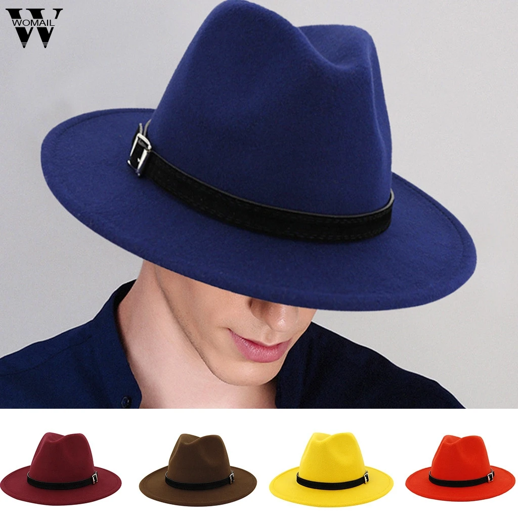Мужские шляпы s, фетровая женская шляпа-федора, Зимняя женская фетровая шляпа, имитация шерсти, Классическая британская джазовая уличная одежда, мужские шляпы D5