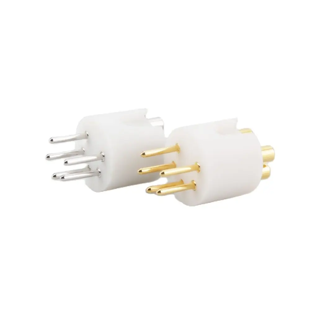 Pure Copper Male 5pin Din Plug Connector Hifi Audio Diy