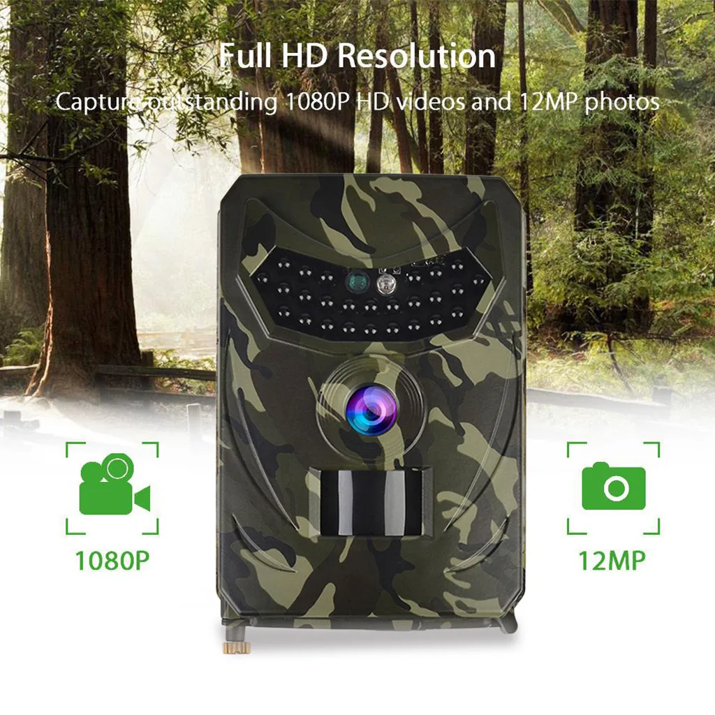 

25#Hunting Camera 12MP Photo Trap Night Vision Trail Camera 1080P Scout Wild Hunter Hunting Camera For Ourdoor Hunting