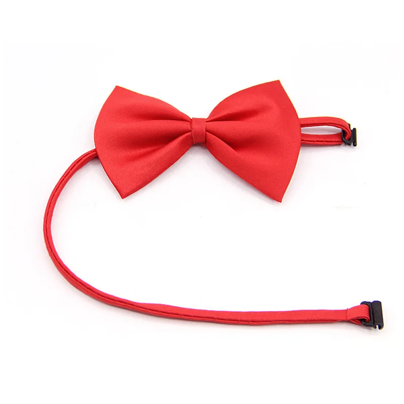 Boy Girl Pet Bowties Solid Butterfly Bowtie Wedding Gift Bow Tie Novelty Neckwear Accessories CA44