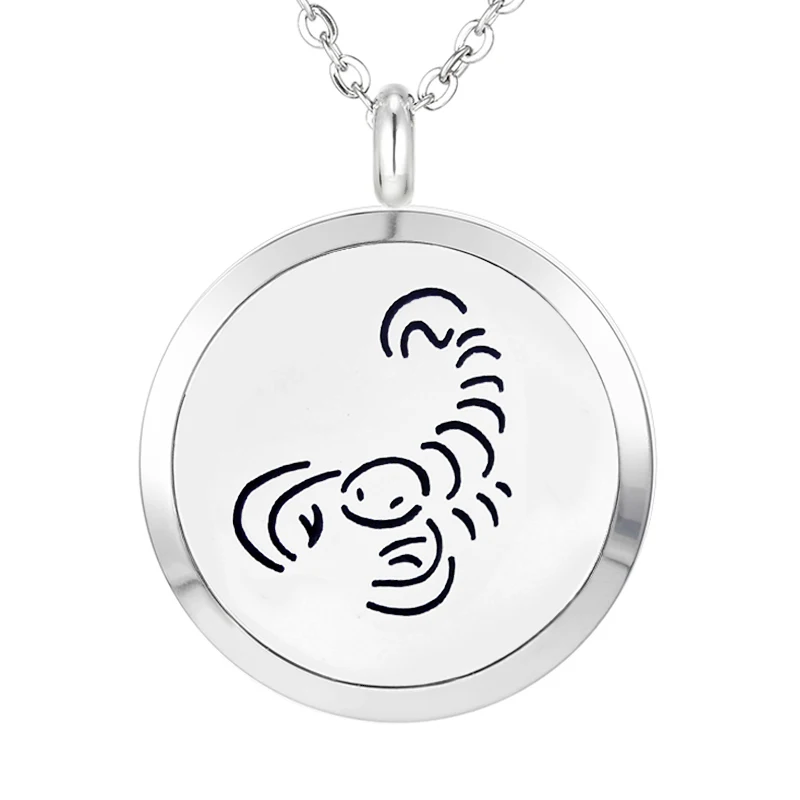 412 Essential Oil Diffuser Locket Pendant Necklace