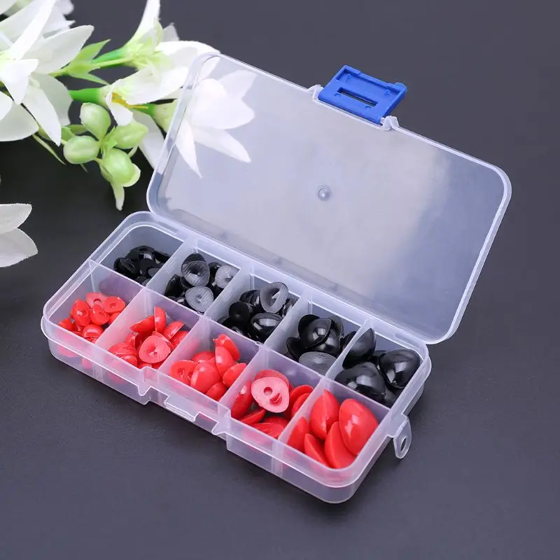 

150pcs Flat Safety Triangle Noses for Dolls Making DIY Plush Stuffed Bear Accessories Children Kids Toys CORB